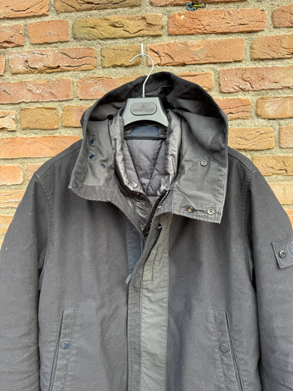 Stone Island Mil_Spec_Diagonal Wool Ghost Jacket - L