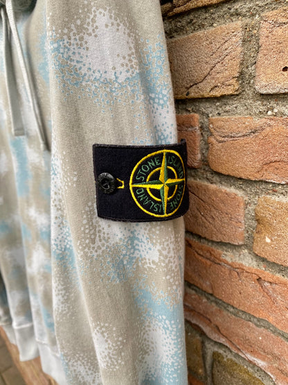 Stone Island Camo Devore Hoodie - M