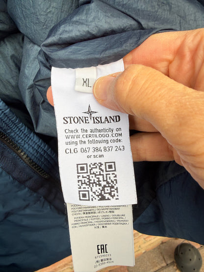 Stone Island Garment Dyed Crinkle Reps NY Down Jacket - XL