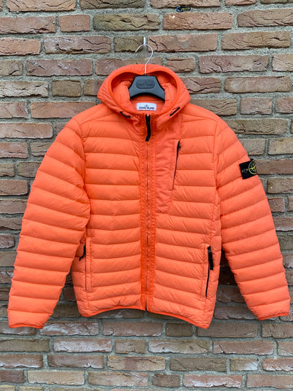 Stone Island Loom Woven Down Chambers Stretch Nylon-TC Jacket - M