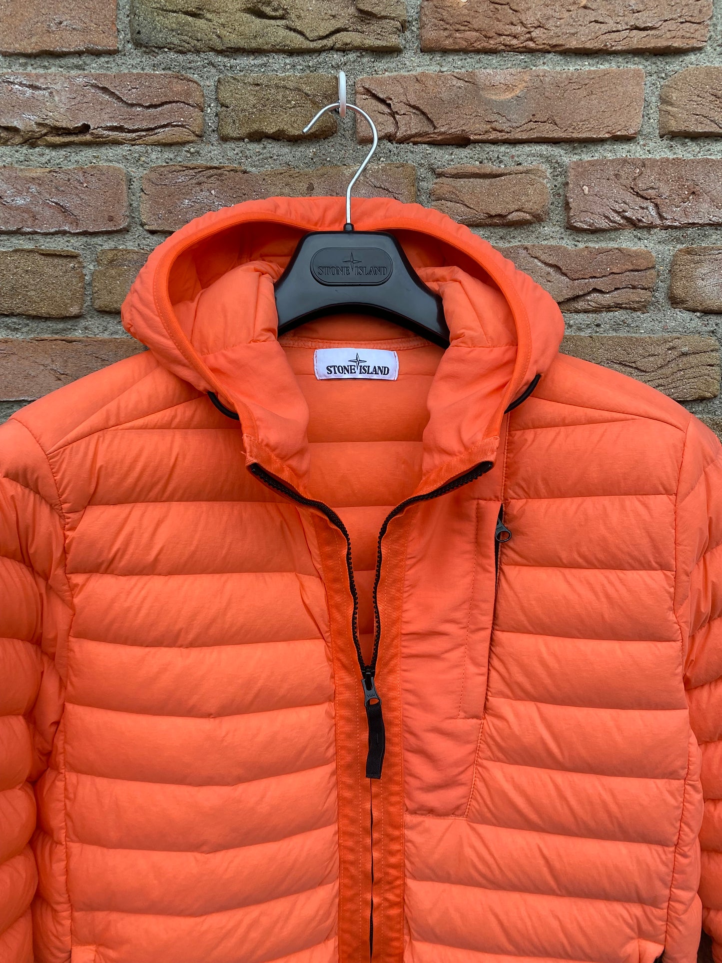 Stone Island Loom Woven Down Chambers Stretch Nylon-TC Jacket - M