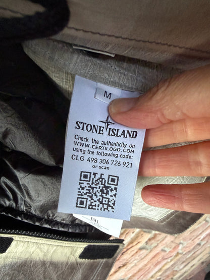 Stone Island Ice Jacket in Dyneema Bonded Leather Jacket - M