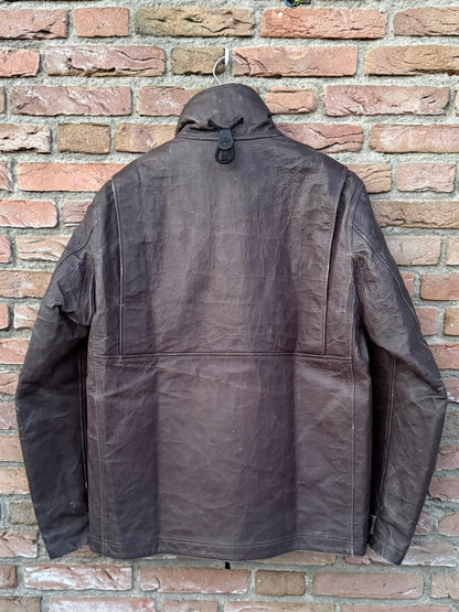 Stone Island Ice Jacket in Dyneema Bonded Leather Jacket - M