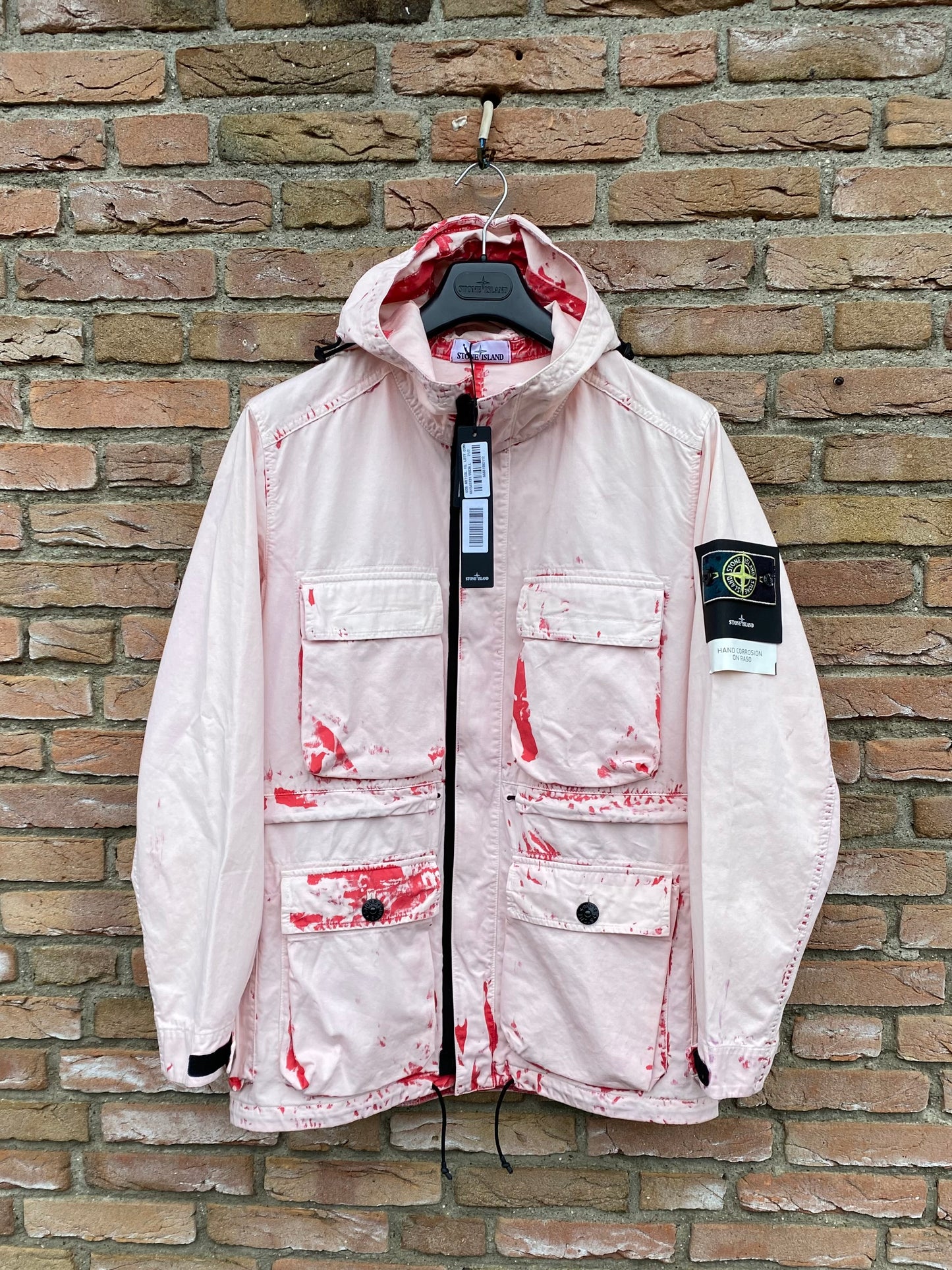 Stone Island Hand Corrosion on Raso Jacke - L