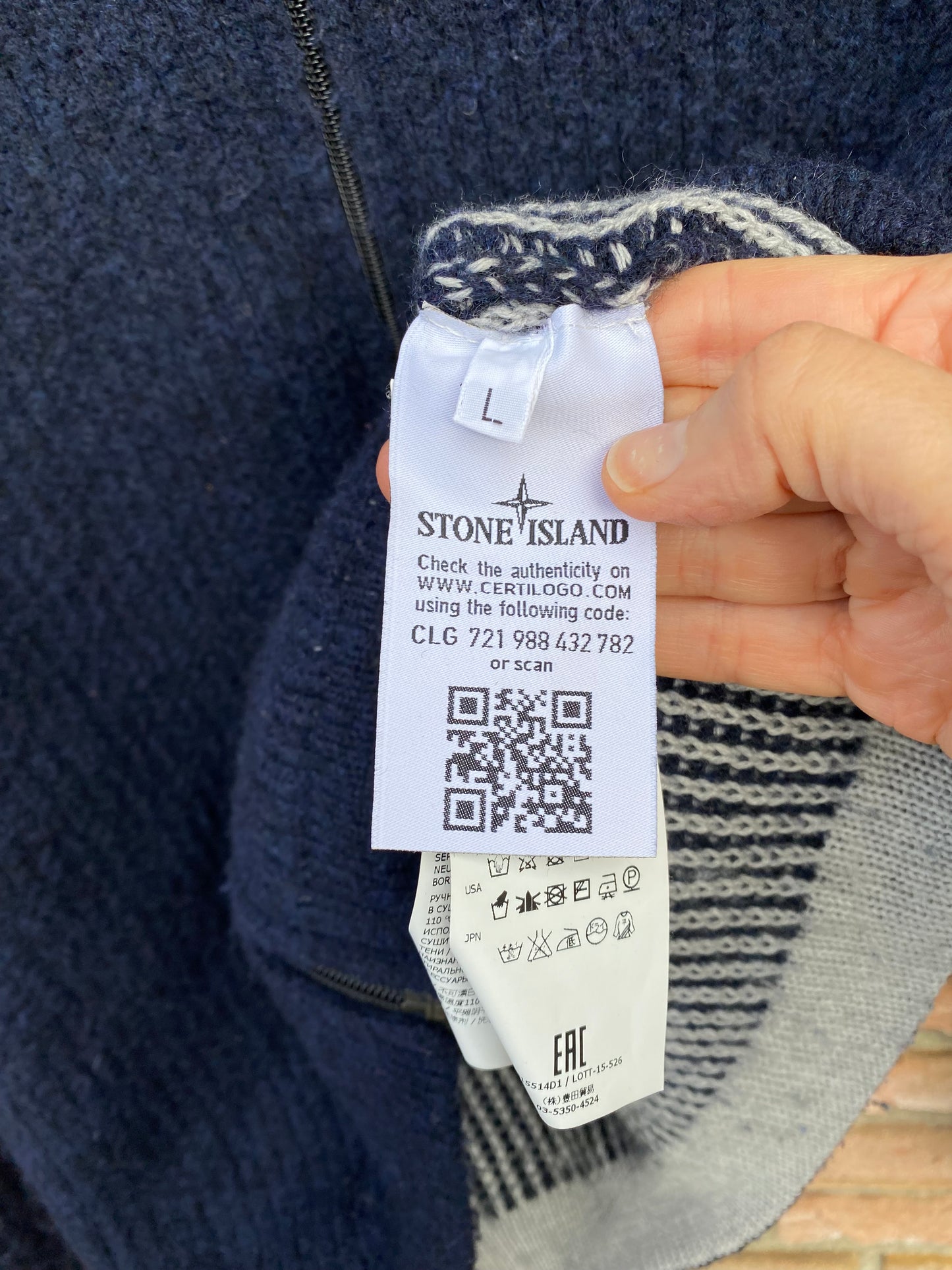 Stone Island Kapuzenjacke - L