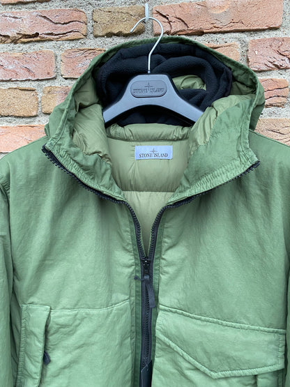 Stone Island Opaque Nylon Daunenjacke - L