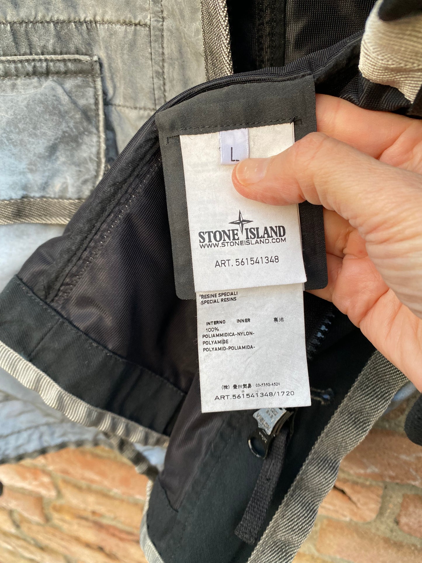 Stone Island Liquid Reflective Jacke - L