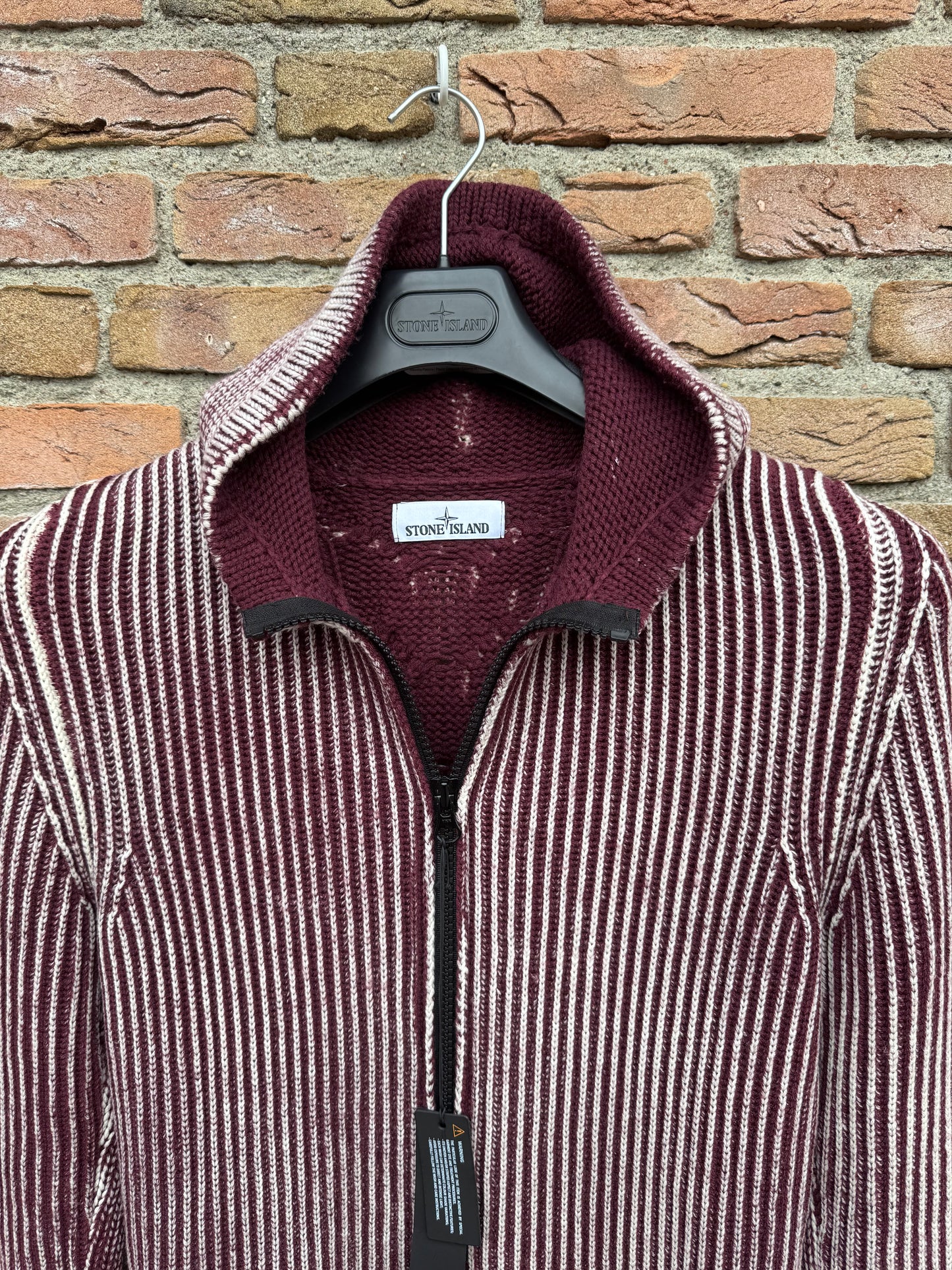 Stone Island Frost Corrosion Cable Knit Jacket - M