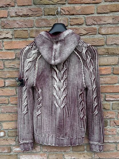 Stone Island Frost Corrosion Cable Knit Jacket - M