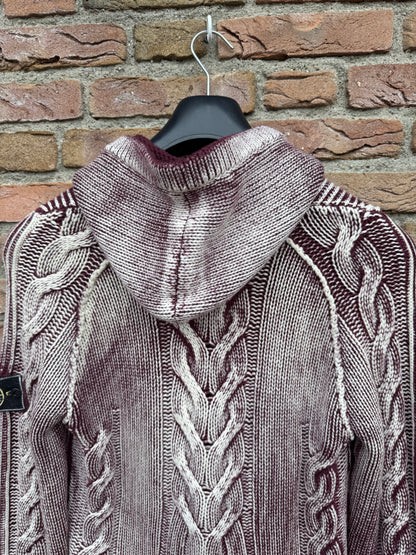 Stone Island Frost Corrosion Cable Knit Jacket - M