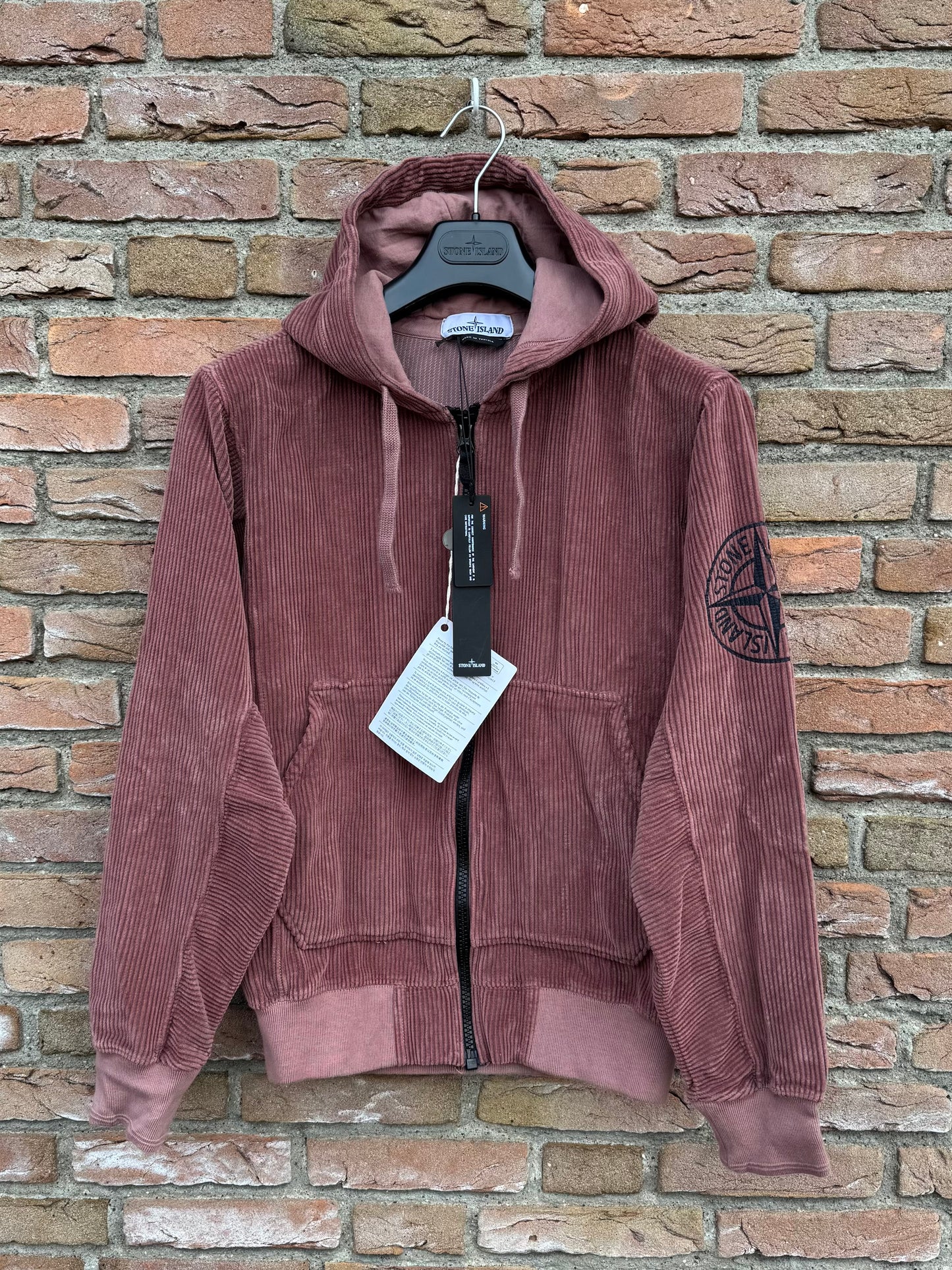Stone Island Cord Kapuzenjacke - M