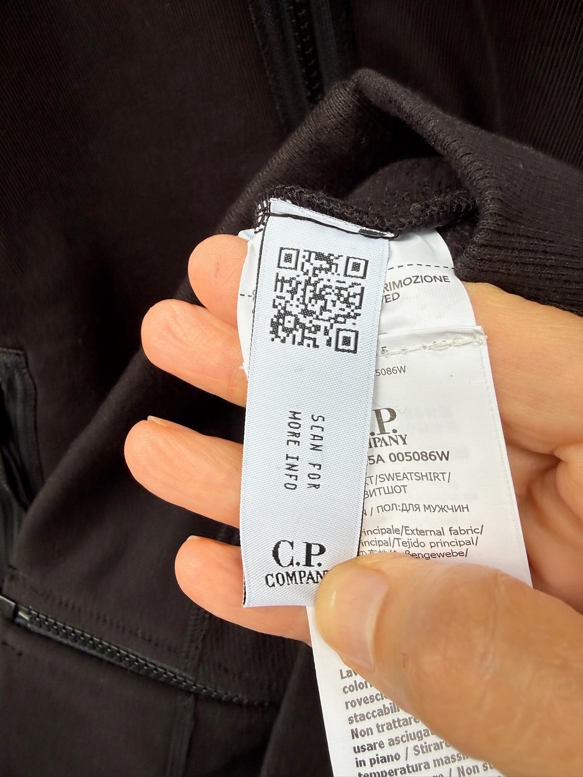 C.P. Company Zipped Goggle Hoodie - L