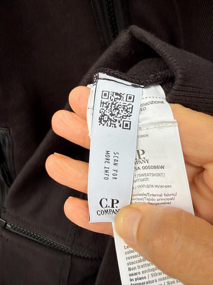 C.P. Company Zipped Goggle Hoodie - L