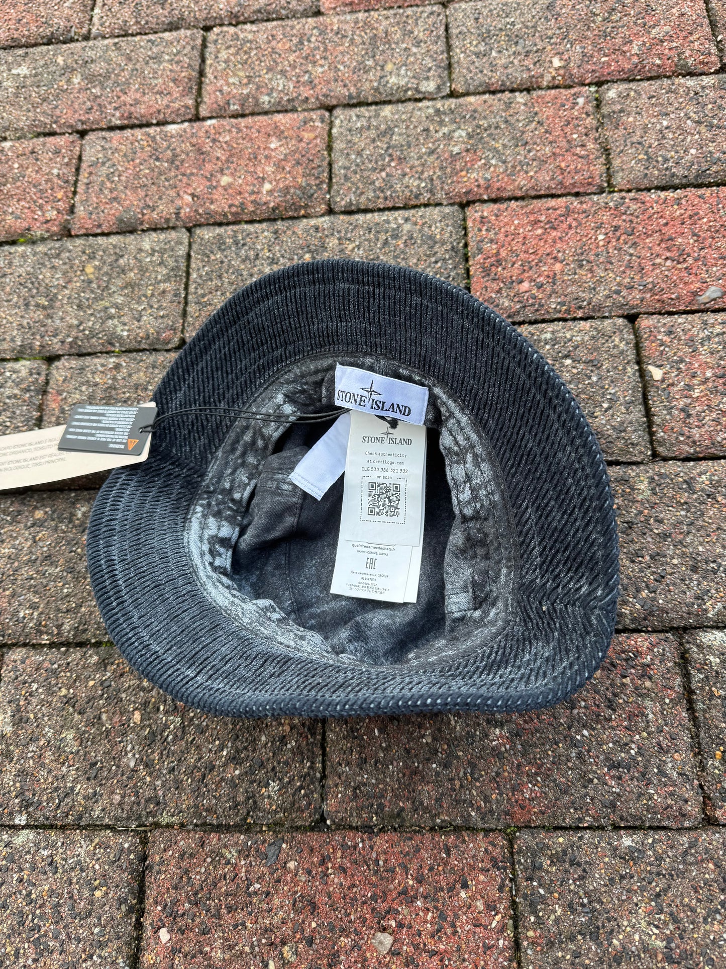 Stone Island Frost Corduroy Bucket Hat - XL