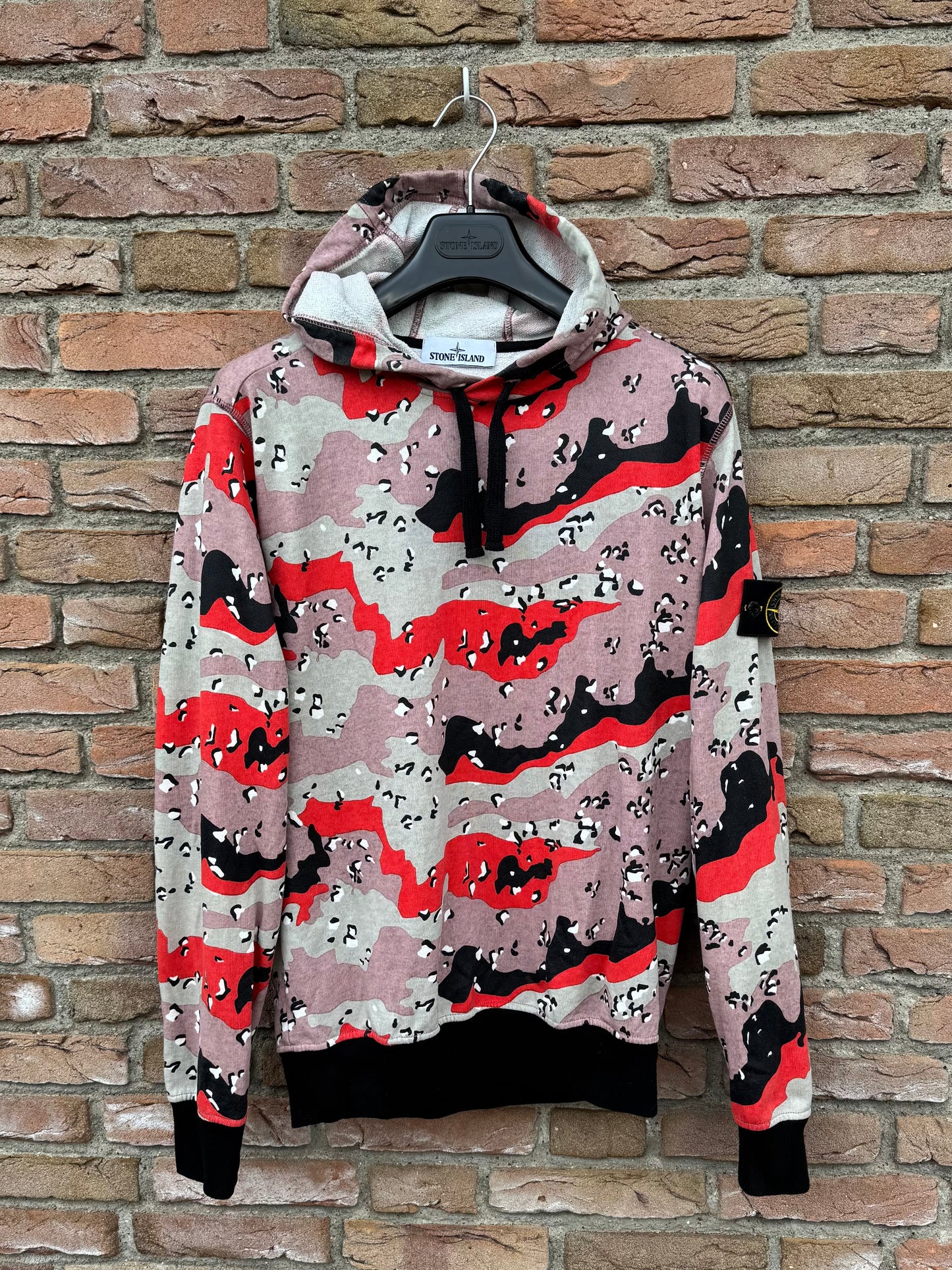 Stone Island Desert Camo Hoodie - M