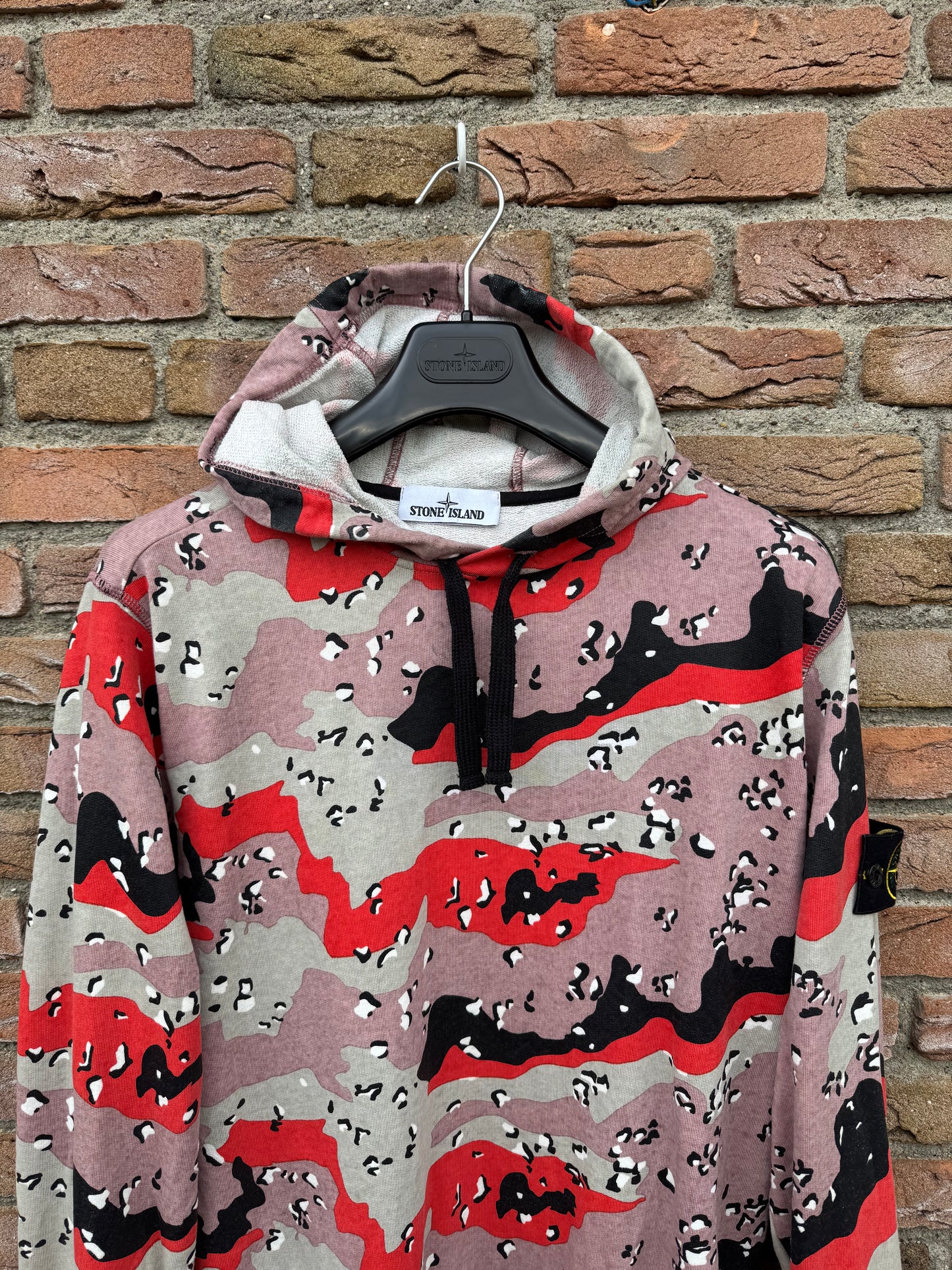Stone Island Desert Camo Hoodie - M