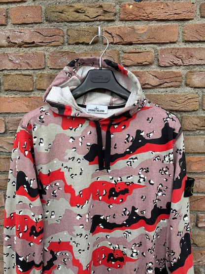 Stone Island Desert Camo Hoodie - M