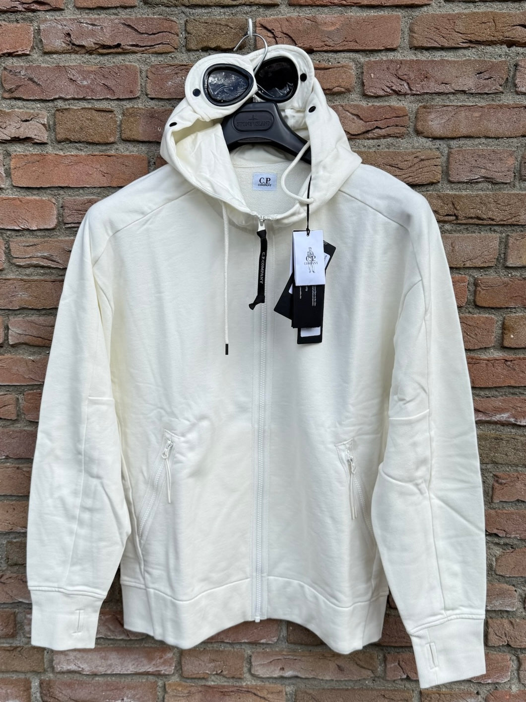 C.P. Company Zipped Goggle Hoodie - XL