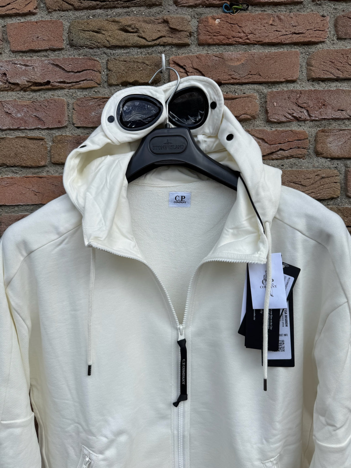C.P. Company Zipped Goggle Hoodie - XL