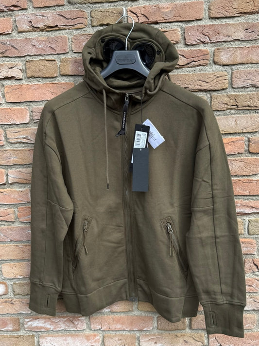 C.P. Company Zipped Goggle Hoodie - S