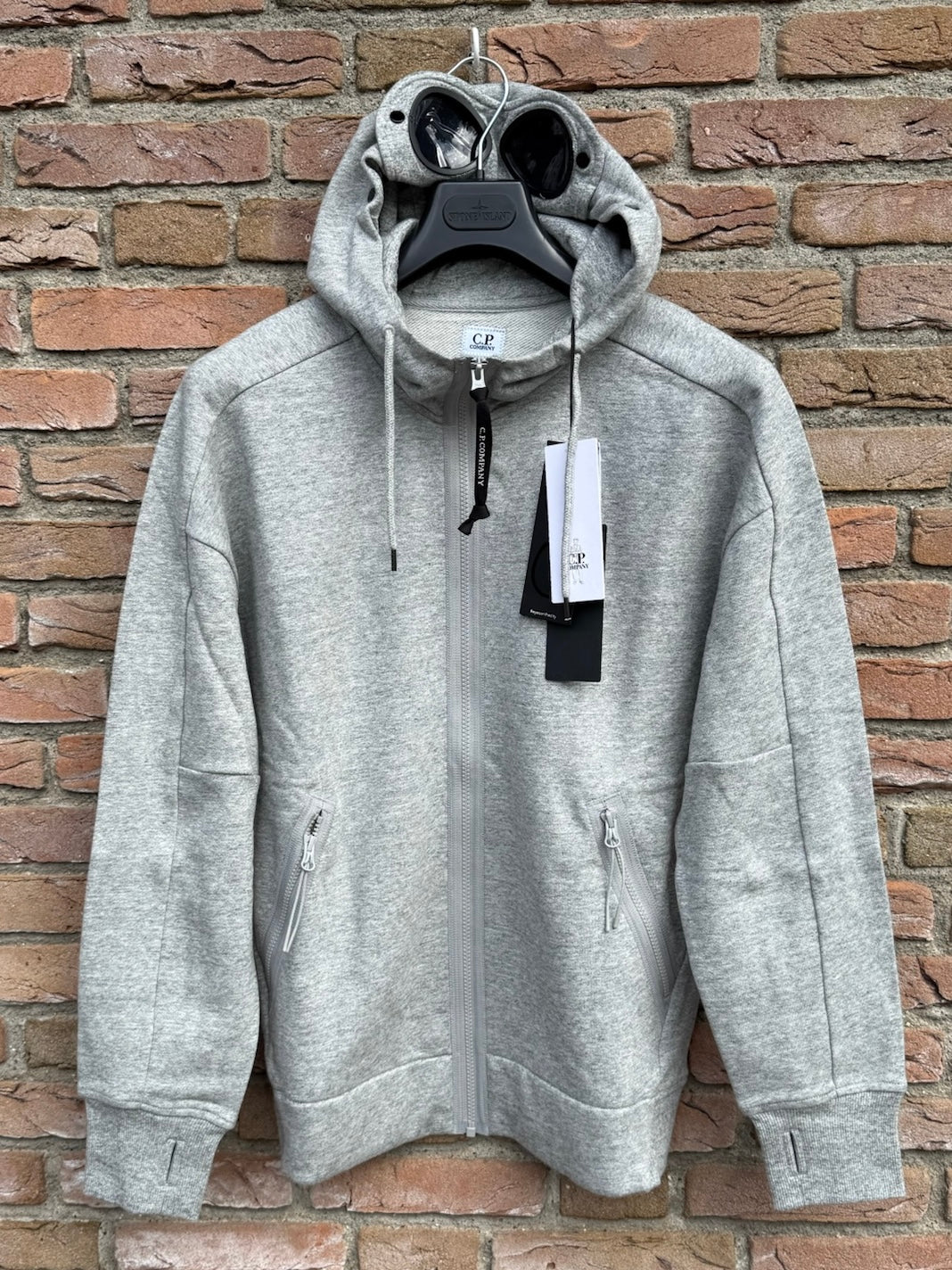 C.P. Company Zipped Goggle Hoodie - M