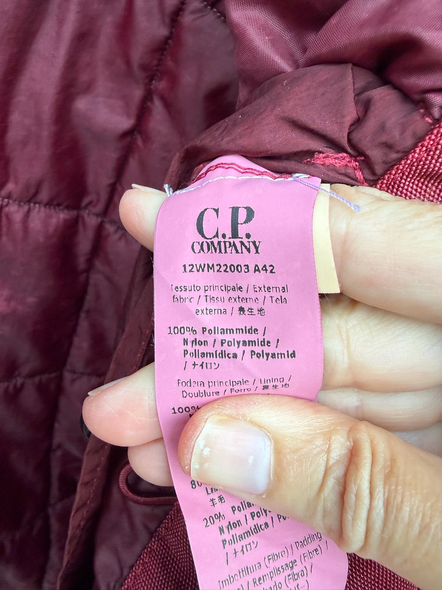 C.P. Company Frosted Mille Miglia Jacket - L