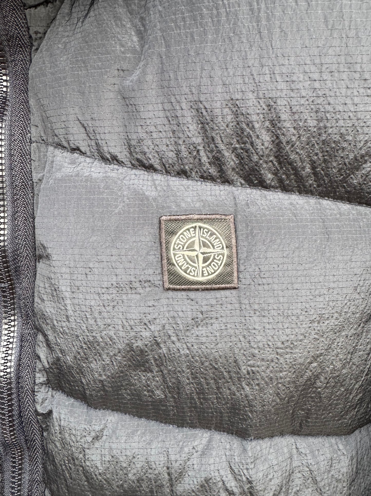 Stone Island Nylon Metal Watro Ripstop Daunenjacke - M