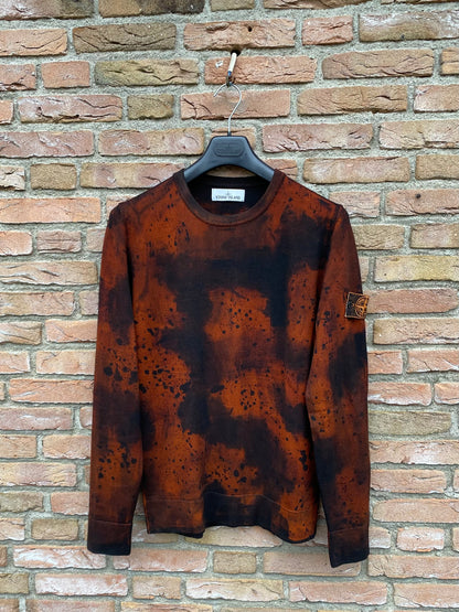 Stone Island Hand Painted Tortoise Pullover - L