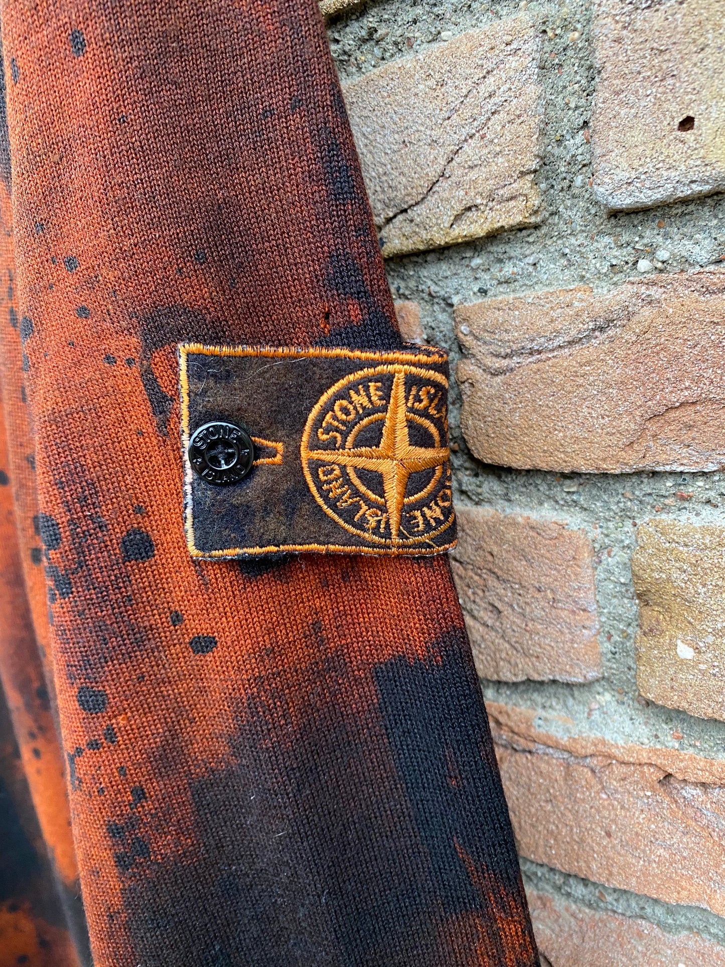 Stone Island Hand Painted Tortoise Pullover - L