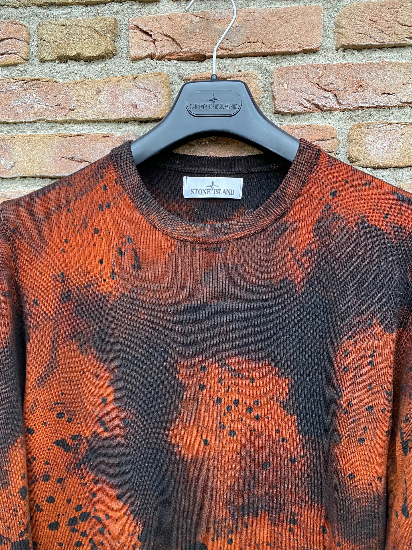 Stone Island Hand Painted Tortoise Pullover - L