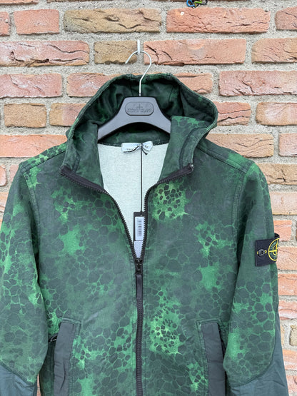 Stone Island Alligator Camo Zipped Hoodie - S