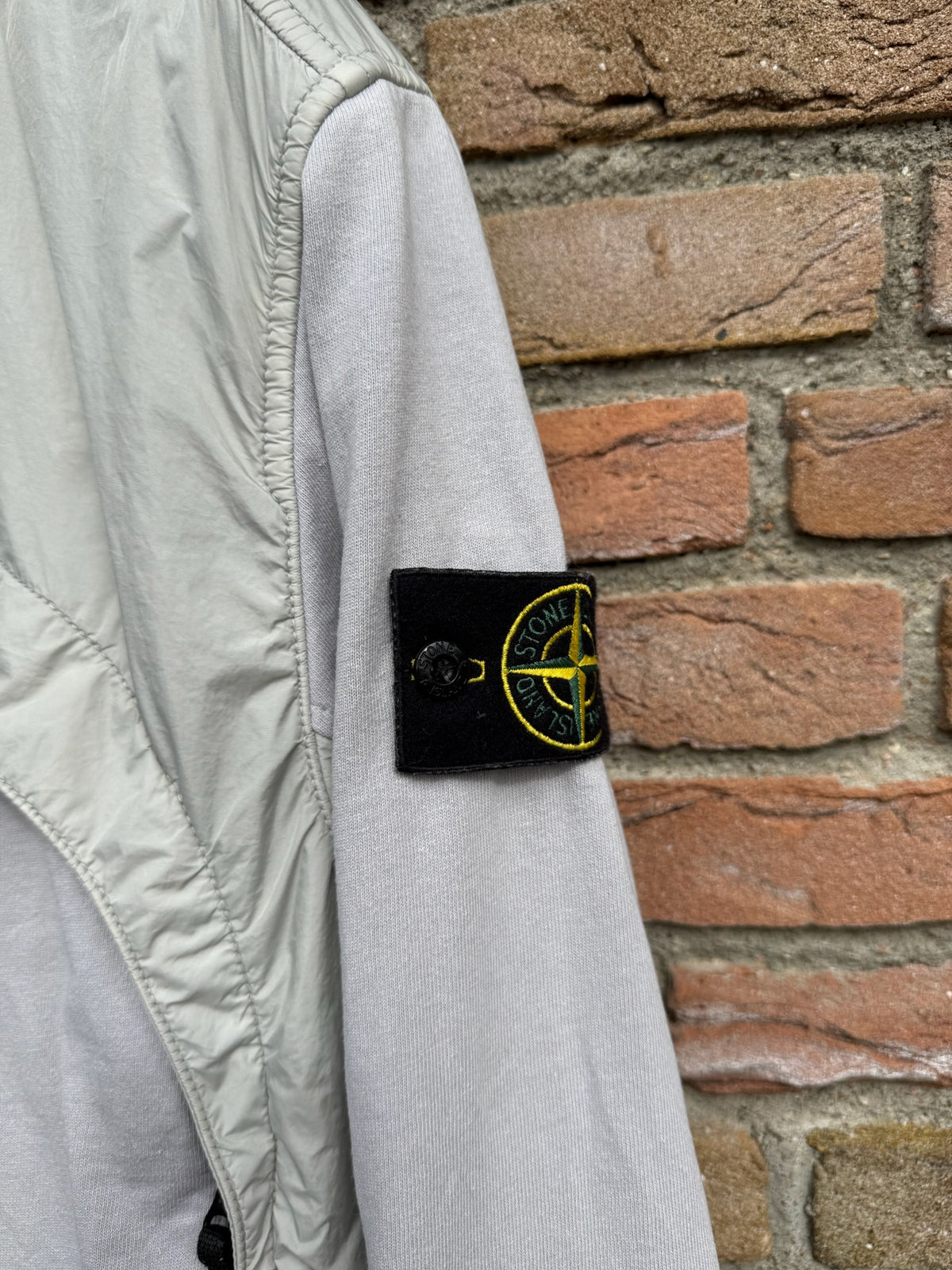 Stone Island Garment Dyed Crinkle Reps NY + Jersey 250 Jacket - M