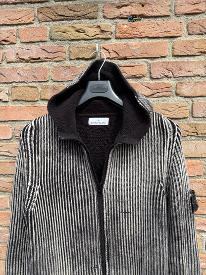 Stone Island Frost Corrosion Cable Knit Jacket - XL