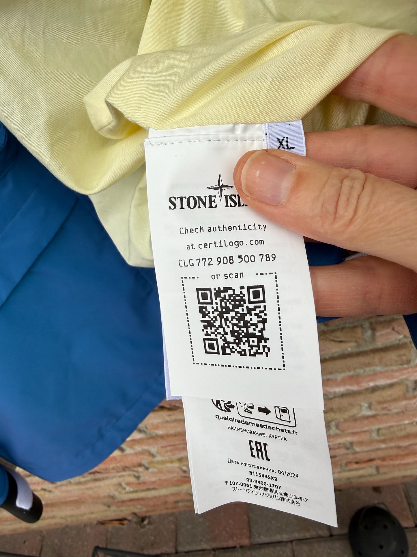 Stone Island Plated Reflective Marina Jacket - XL