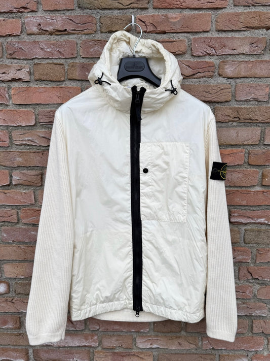 Stone Island Garment Dyed Crinkle Reps R-NY Primaloft-TC and Knit Jacket - M