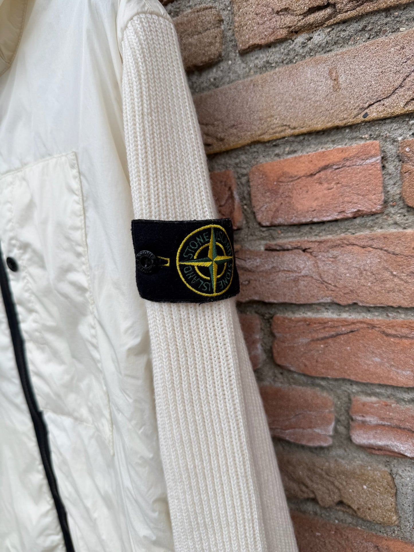 Stone Island Garment Dyed Crinkle Reps R-NY Primaloft-TC and Knit Jacket - M
