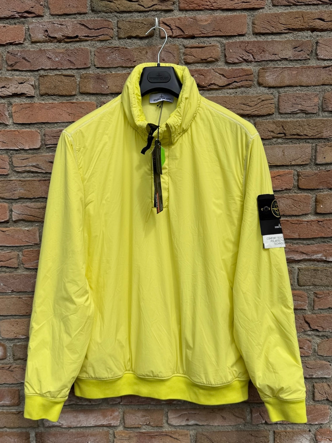 Stone Island Comfort Tech Composite Polartec Zip Pullover - L