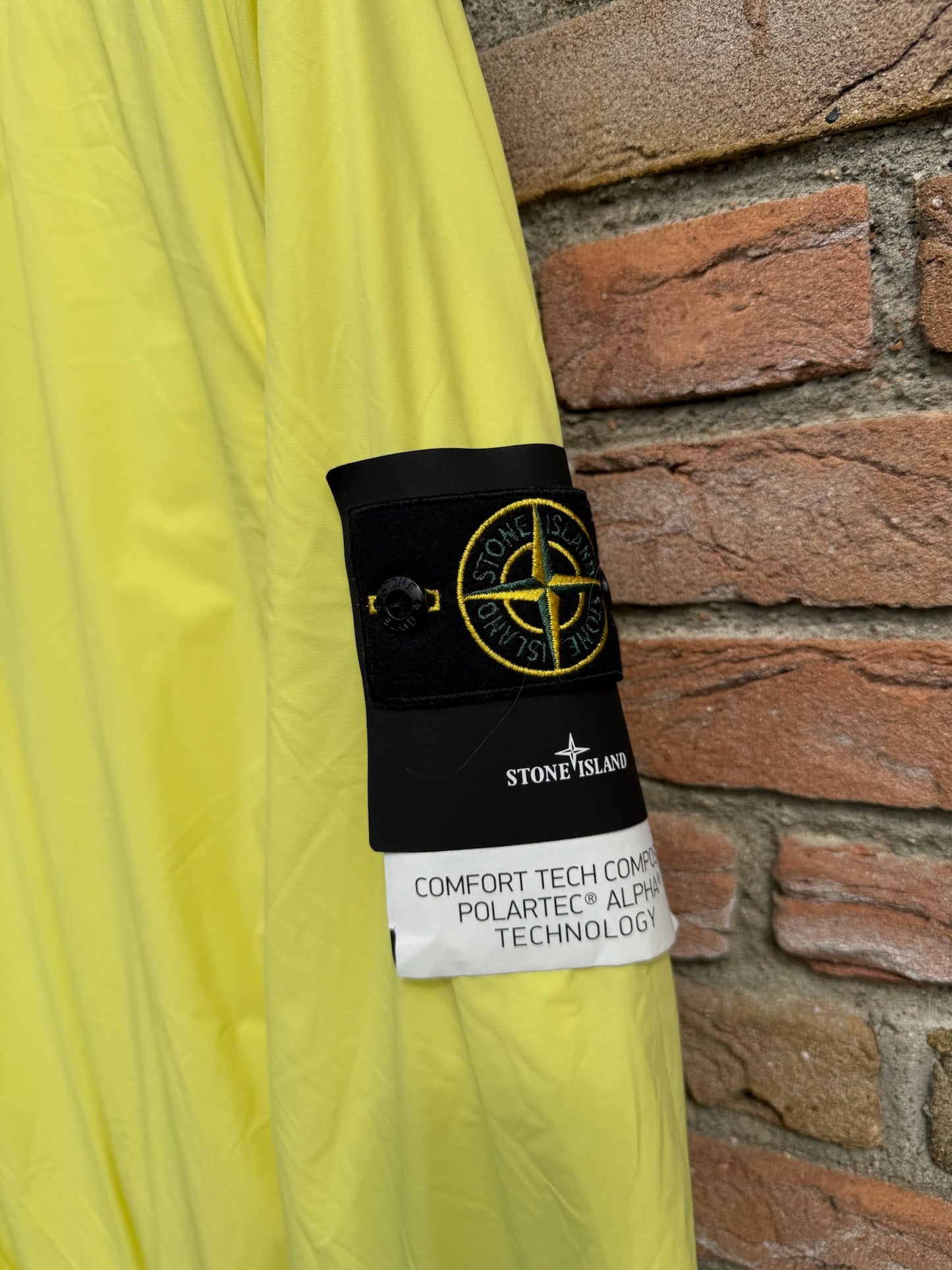 Stone Island Comfort Tech Composite Polartec Zip Pullover - L
