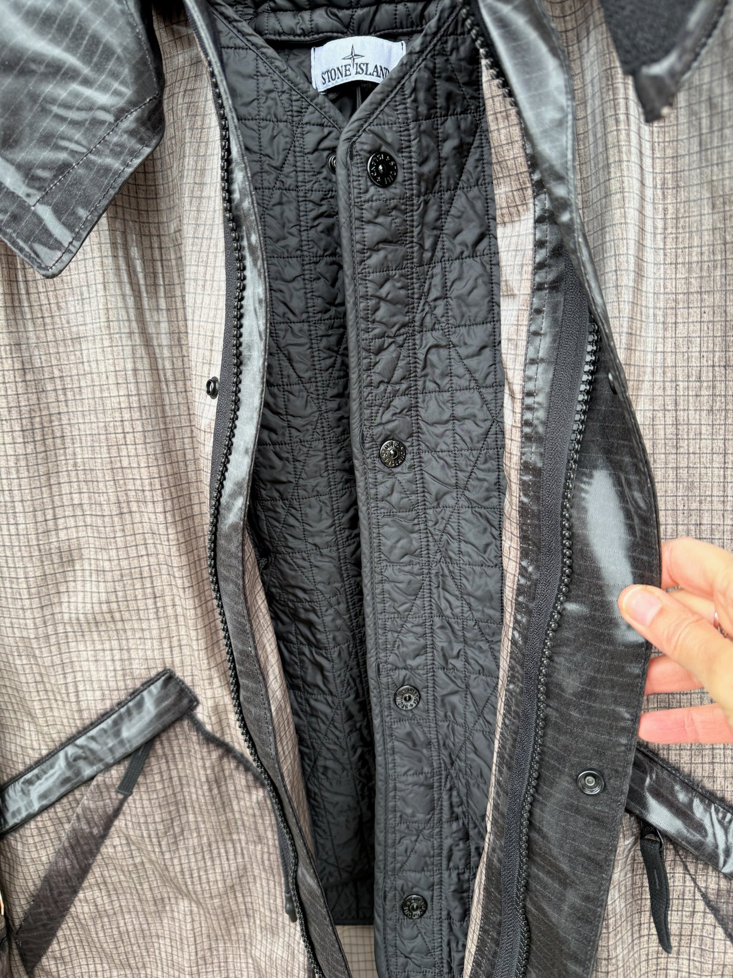 Stone Island Uneven Ripstop Prismatico Jacket - M