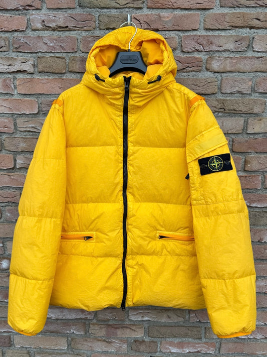Stone Island Garment Dyed Crinkle Reps R-NY Down Jacket - L