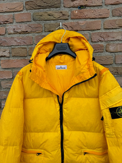 Stone Island Garment Dyed Crinkle Reps R-NY Down Jacket - L