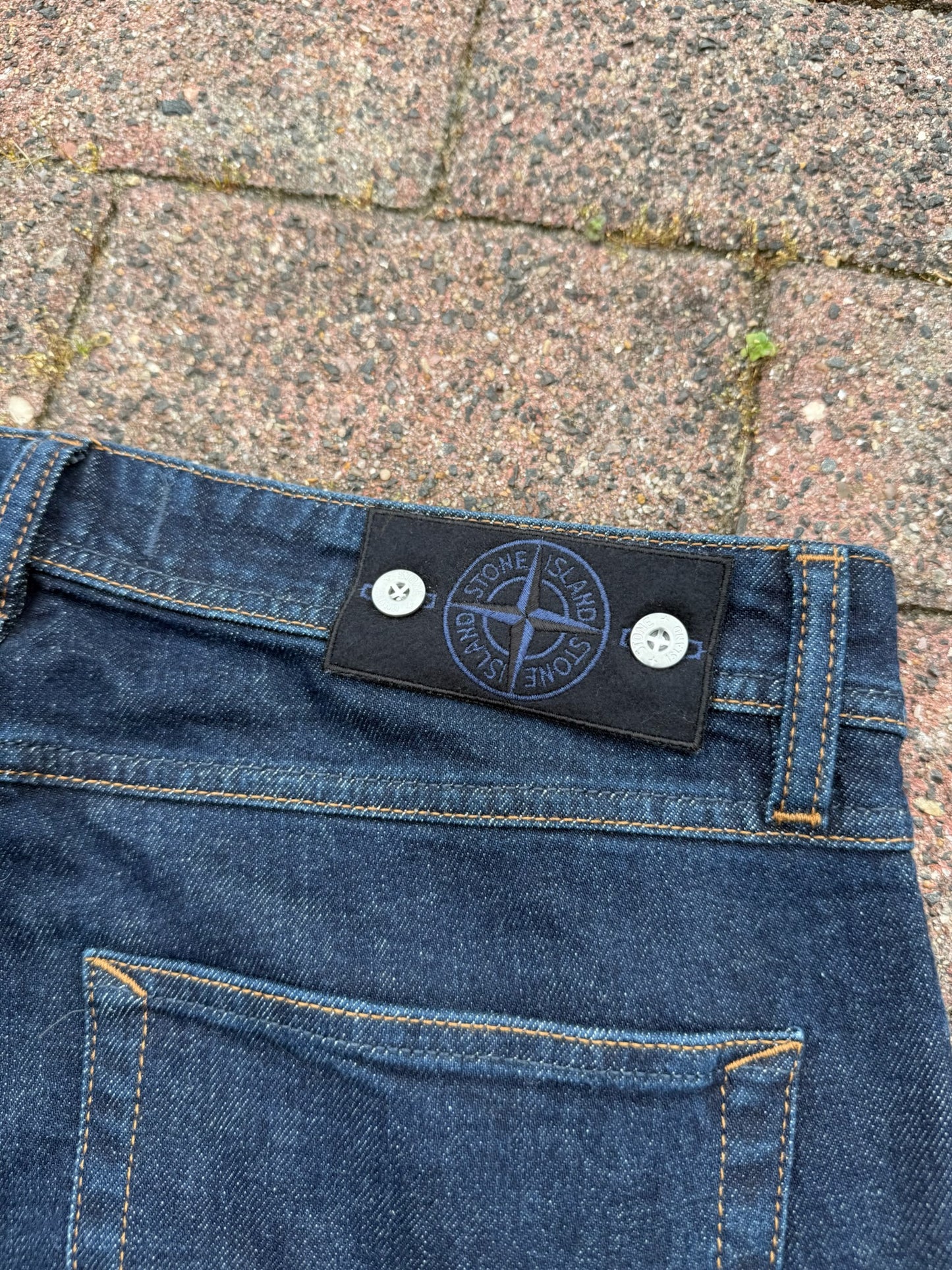 Stone Island Stretch Denim-Rinsed Jeans - W33