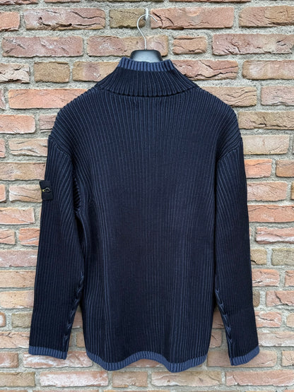 Stone Island Knit Zip Pullover - L