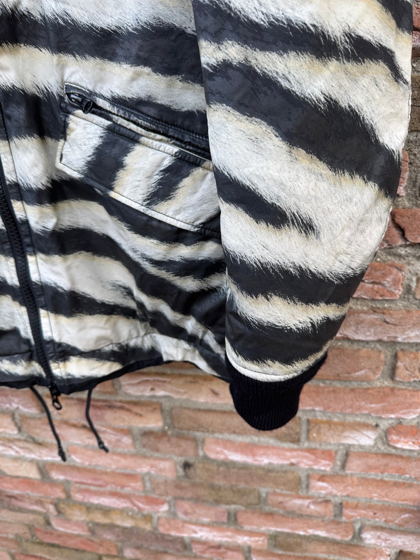 Stone Island White Tiger Camo 50 Fili Primaloft Jacket - M