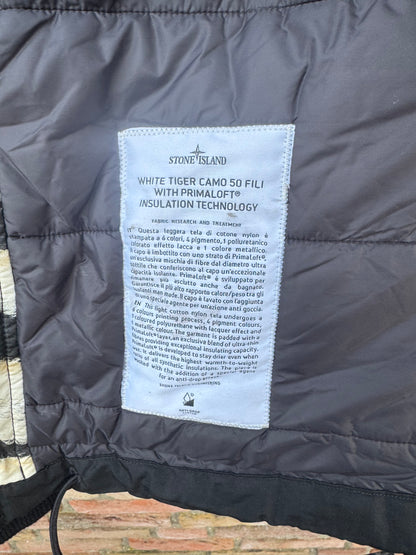 Stone Island White Tiger Camo 50 Fili Primaloft Jacket - M