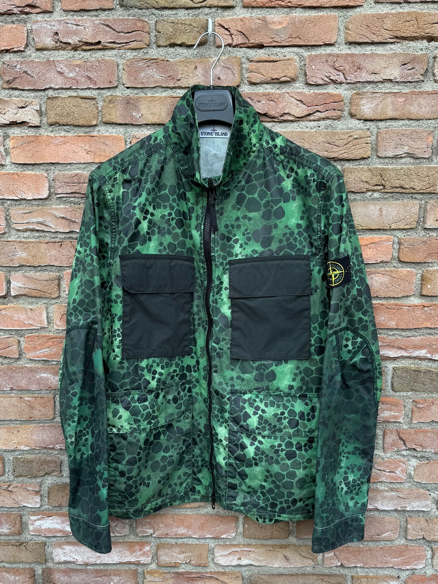 Stone Island 50 Fili Alligator Camo Jacket - L