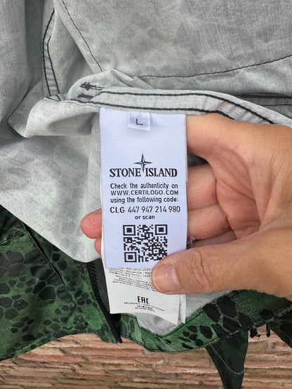 Stone Island 50 Fili Alligator Camo Jacket - L