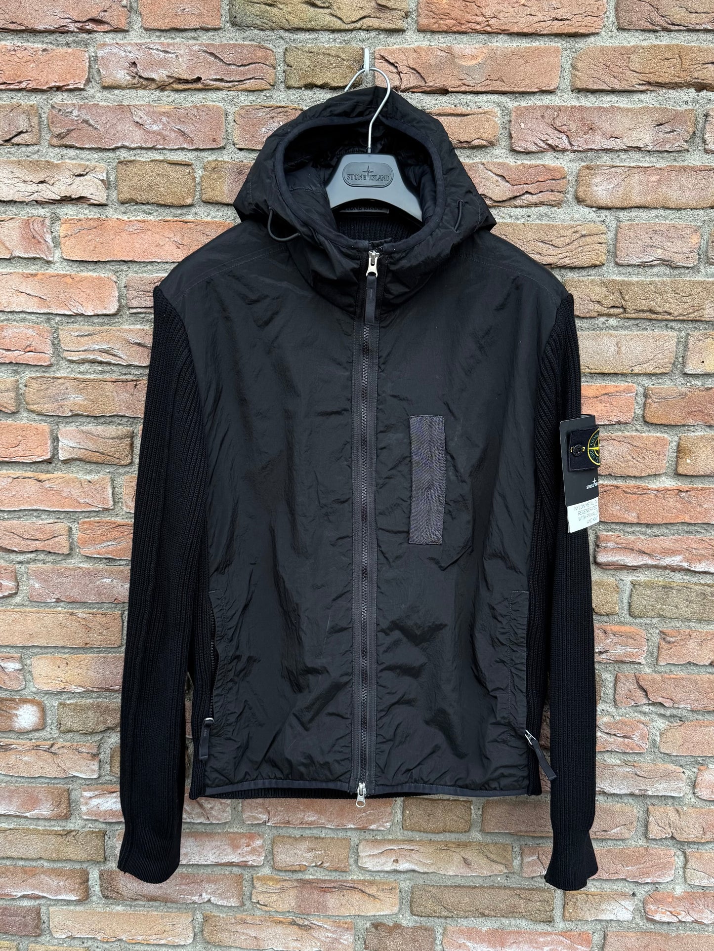 Stone Island Nylon Metal with Primaloft / Knit Jacke - L