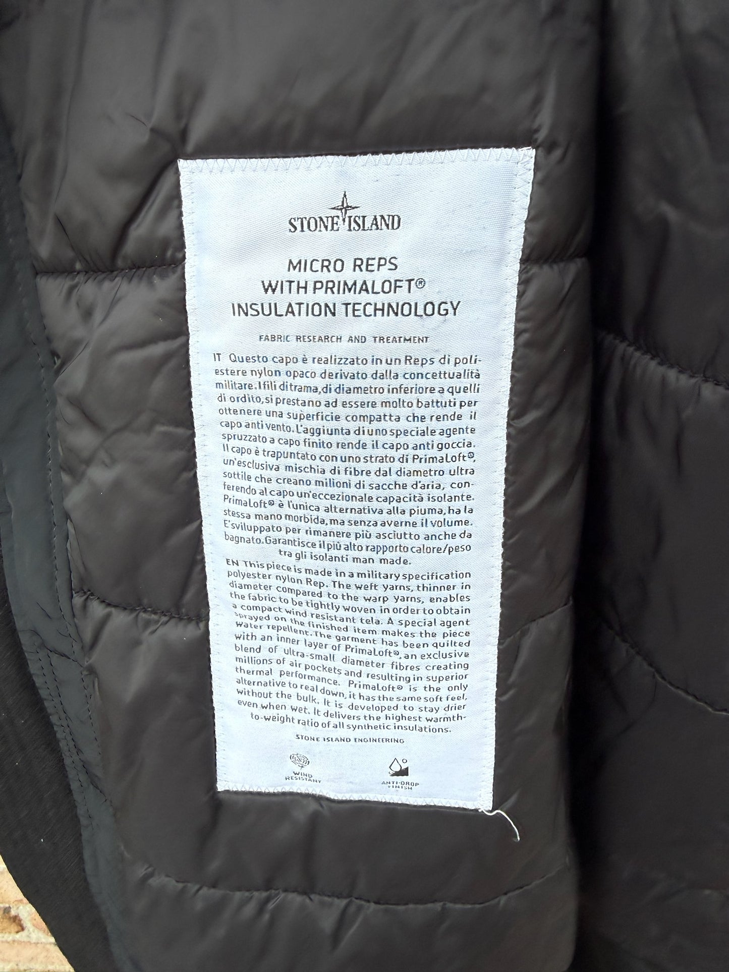 Stone Island Micro Reps Primaloft Jacket - XL