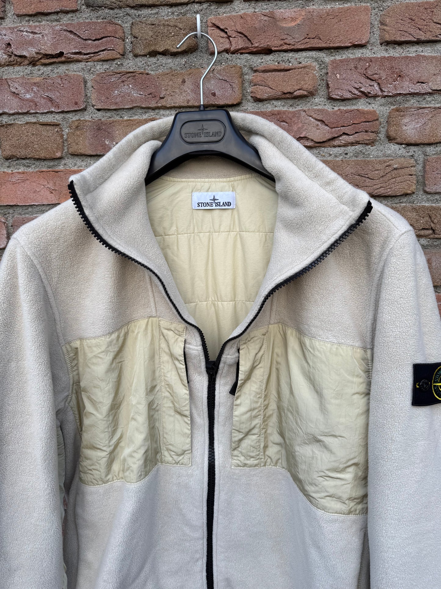 Stone Island Cotton Pile with Nylon-TC Jacket - L